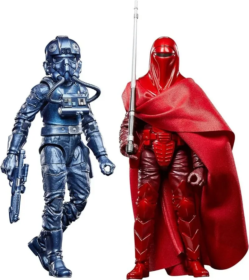 Original Star Wars 6 "Carbonizzato Imperatore Royal Guard Tie Fighter Pilot Black Series Action Figure Collection Model Toys Doll