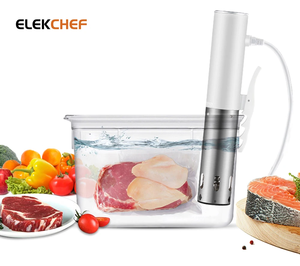 Elekchef Sous Vide Cooker Machine Ipx7 Circolatore Ad Immersione Impermeabile Vacuum Slow Accurate Temperature Cooker Heater C3Incesesesales8