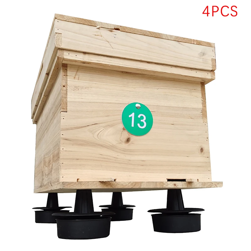 4Pcs Bee Hive Perch Beehive Stand Frame Home Durevole Strumenti Di Apicoltura Fai Da Te Staffa Di Supporto Accessori Di Facile Installazione