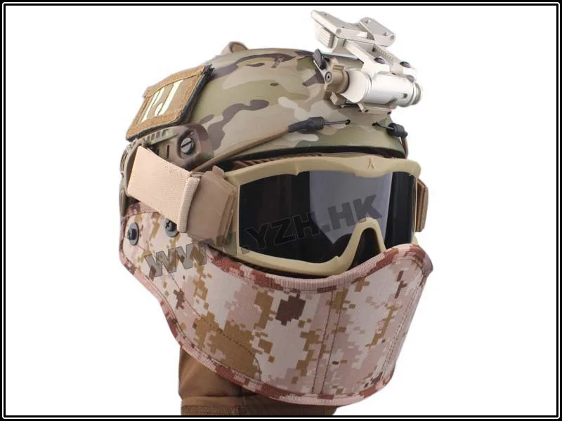 Emerson Casco Tattico Armatura Faccia Maschera Airsoft Attrezzature Militari Aor1 Bd6635B Giochi Di Guerra Ingranaggio Casco Maschera