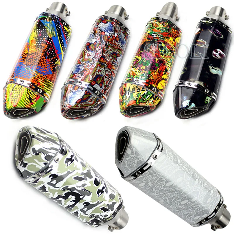 Scarico Moto Rcycle Echappement Moto Universale Marmitta Tubo Pitbike Db Killer Trk502 Cbr650F Tmax F800Gs Rsv4 Egzoz