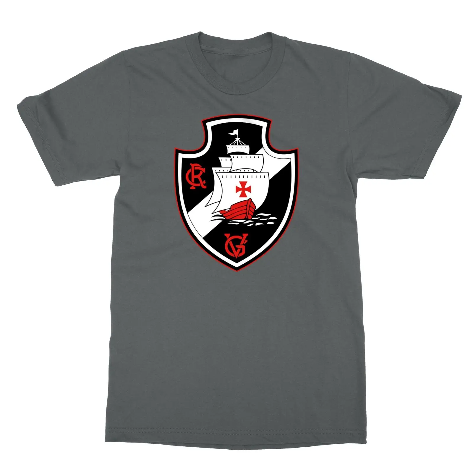 Vasco De Gama Regatas Futebol Brasile Maglietta Da Uomo Maniche Lunghe O Corte
