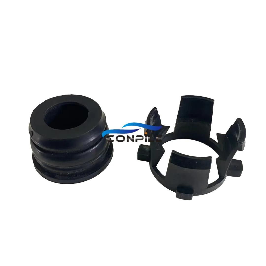 For Ford Old Mondeo Fuel Tank Pipe Clip Plastic Buckle Sealing Gasket Rubber Ring Black