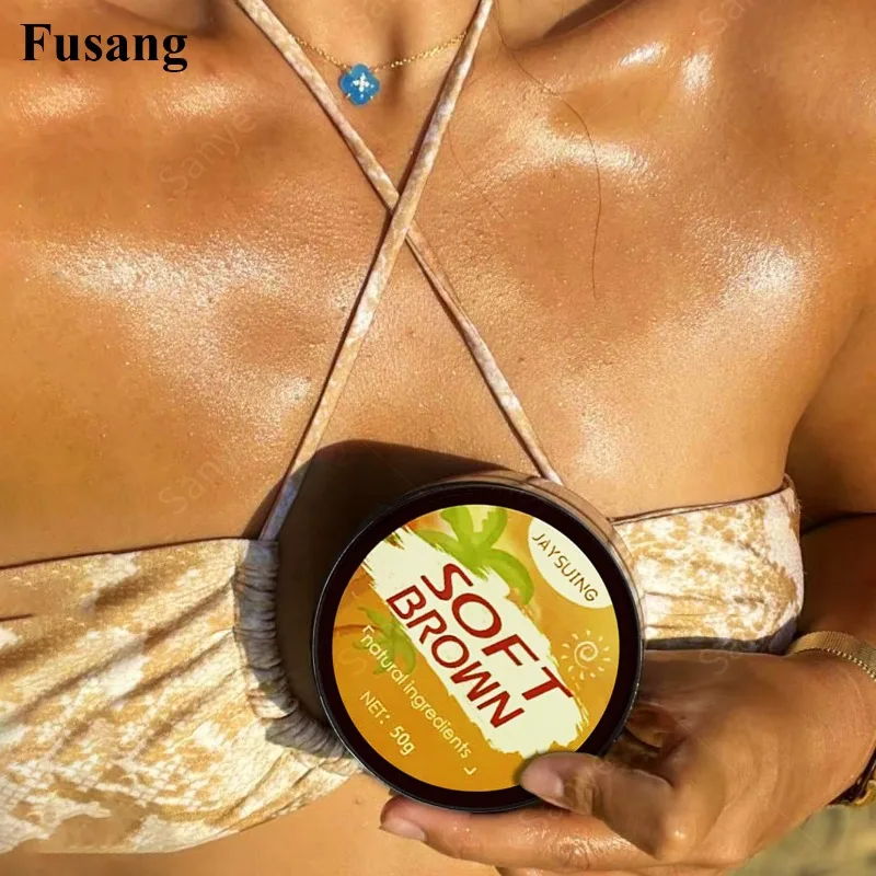 Waterproof Quick Tan Cream Women Body Brown Concia Booster Man Bronzer Olio Autoabbronzante Summer Beach Face Fast Blackening Cream