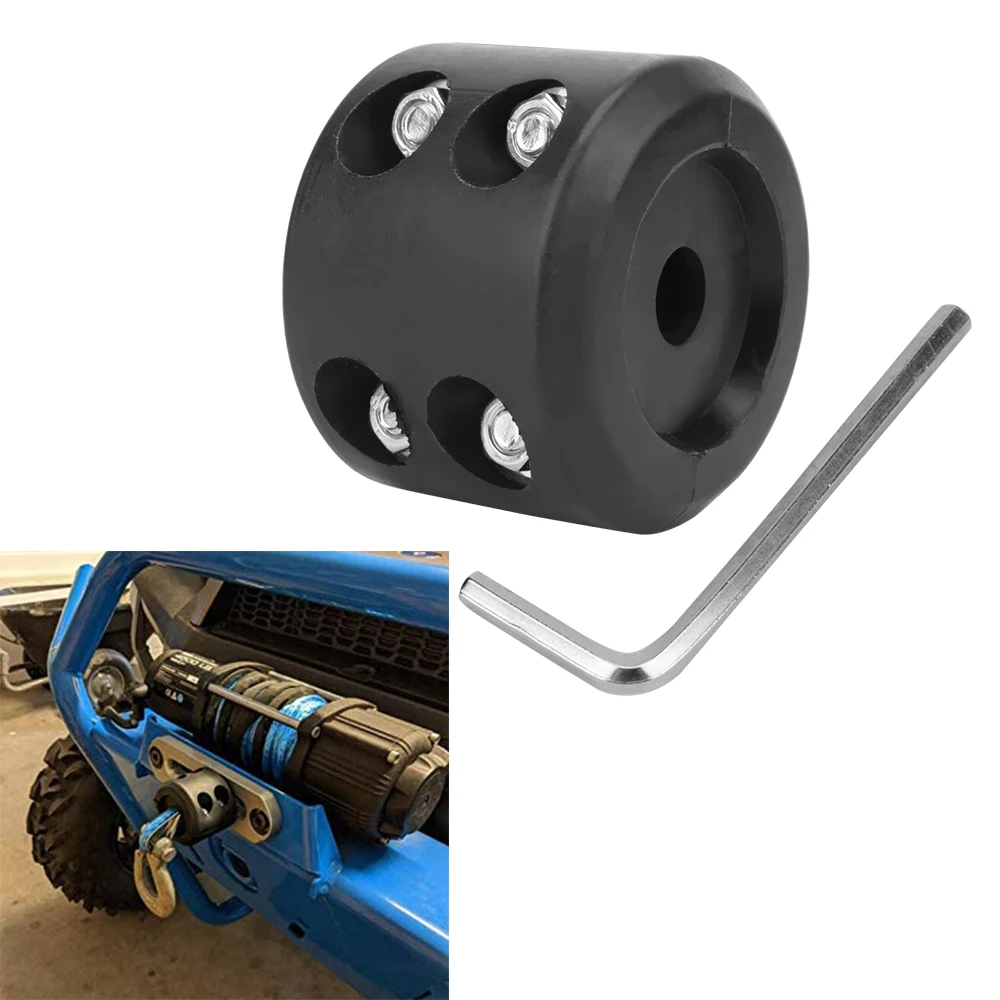 Per Can-Am X3 Per Atv Utv Argani Per Honda Universal Rubber Winch Durevole Per Polaris Rzr Cable Hook Stopper Line Saver