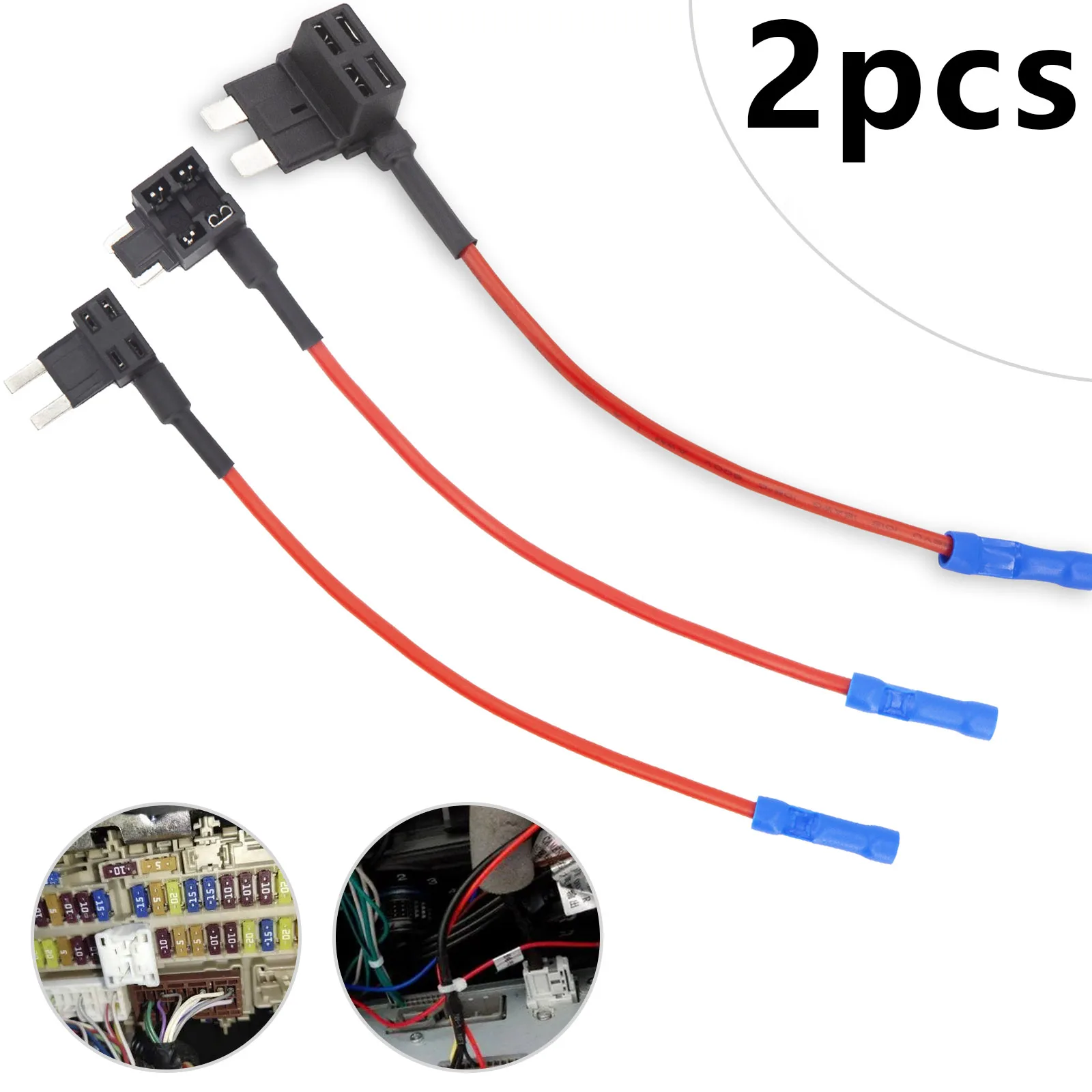 Automotive Standard/Mini/Low Profile Mini Blade Portafusibili 12V Dual-Slot Tap Add-A-Circuit Per Auto Car Truck Boat Rv