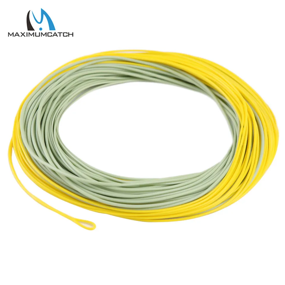 Maximumcatch 100 Ft Smooth Casting Fly Fishing Line 2Wt-9Wt Peso In Avanti Galleggiante Fly Line Con Loop Fly Line Esposto