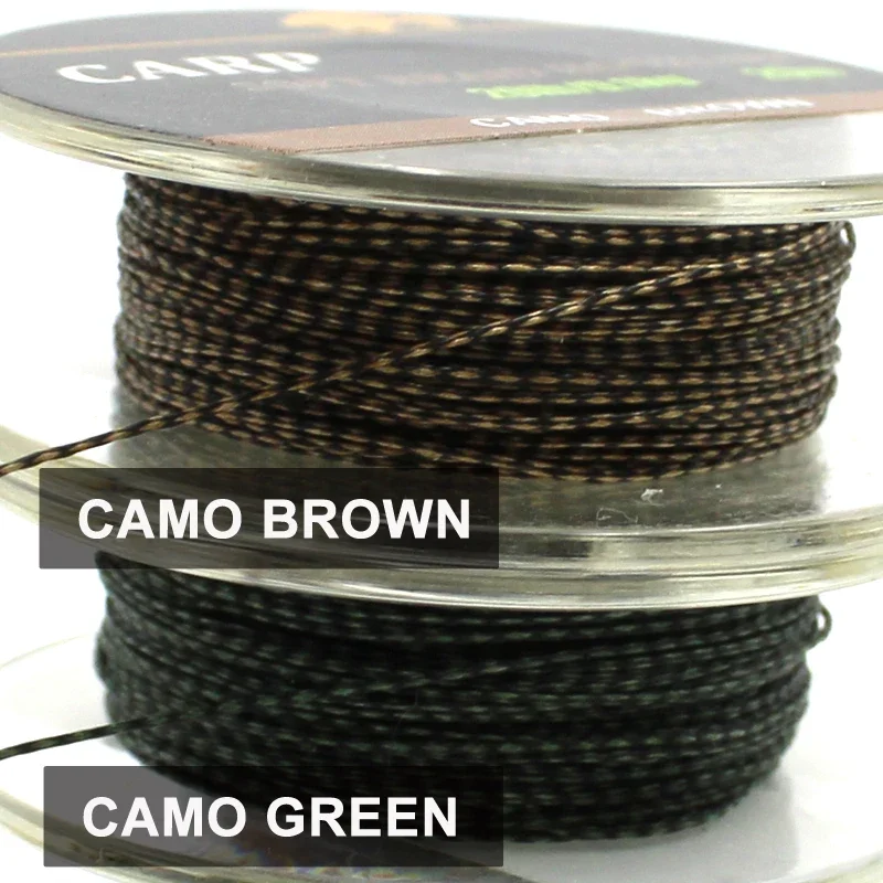 Lenza Da Pesca Alla Carpa Soft Hook Link 20M Carp Non Leadcore Braid Line Hair Rig Accessori Per La Pesca Terminal Tackle