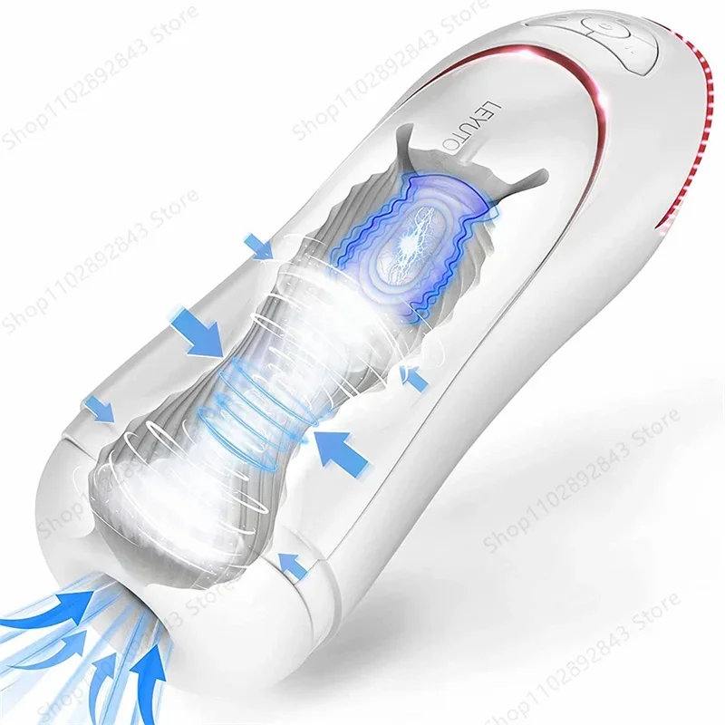 Intimo Il Suo Masturbatore Per L'Uomo Tasca Elettrica Giocattoli Sessuali Spray Vagina Mastrubator Prodotti Vaginali Elettronici Per Giocattoli Da Uom
