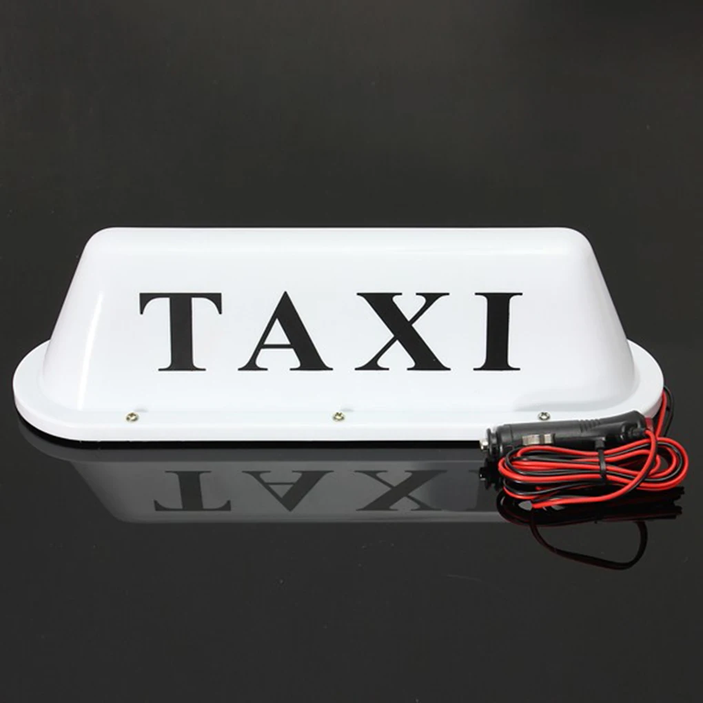 Car Truck Taxi Cab Sign Roof Dome Led Light Lamp Shell Base Magnetica Accendisigari 12V