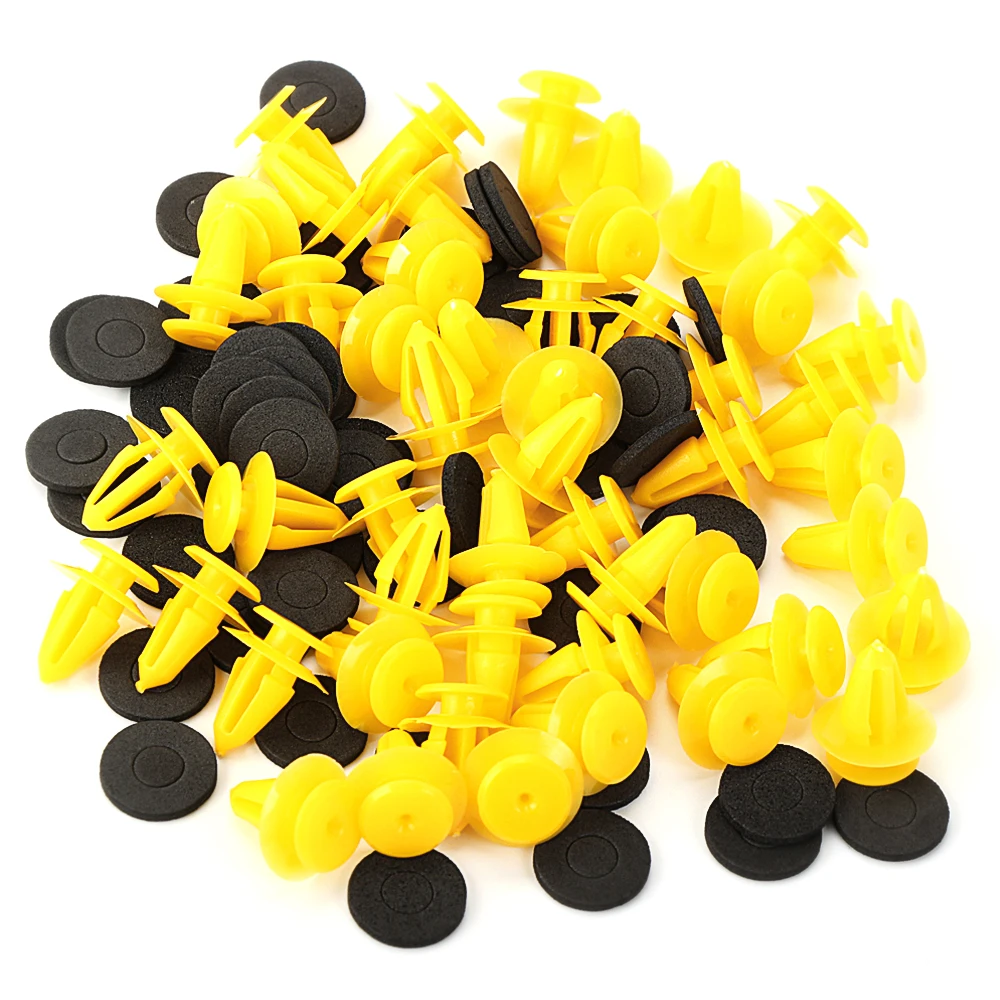 10Mm Foro Car Interior Door Trim Panel Card Clip Rivet Per Kia Mazda Renault Abarth Opel Saab Daewoo Alfa Romeo Dacia Lada