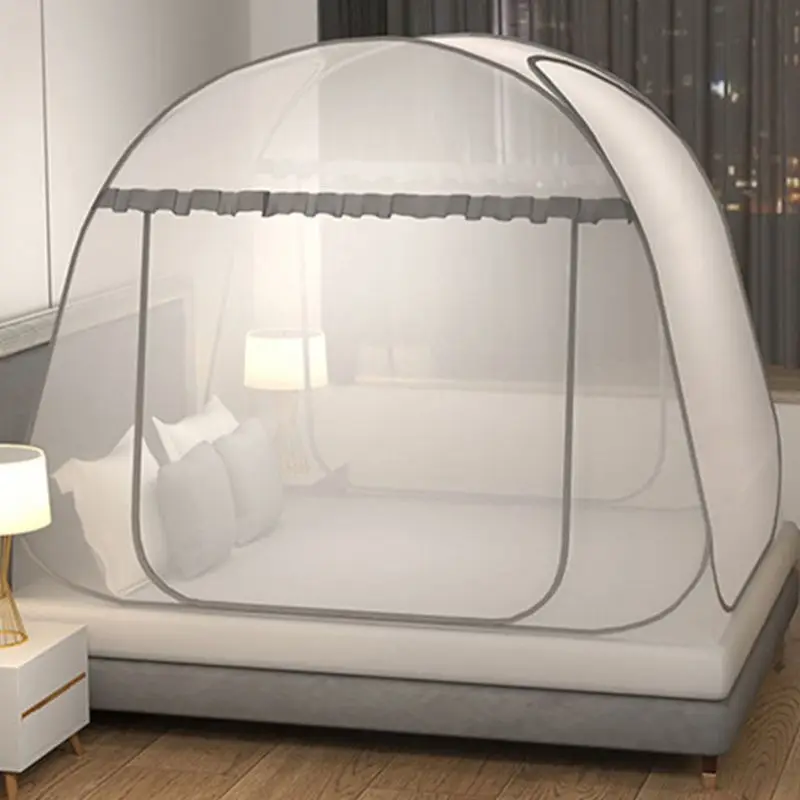 Creativo Stile Minimalista Estate Casa Zanzariera Bambino Anti-Goccia Yurta Zanzariera Grande Spazio Camera Da Letto Letto Matrimoniale Zanzariera