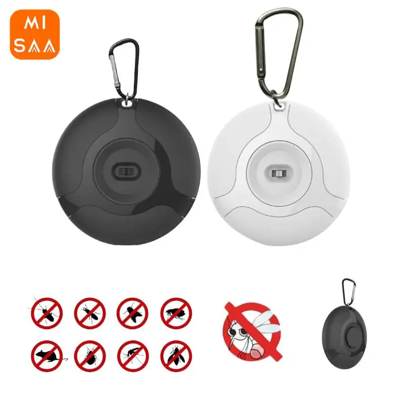 Xioami Portable Usb Mosquito Repeller Ultrasonic Flea Tick Pest Anti-Mosquito Con Gancio Summer Insect Pest Repeller Per Animali Domestici Cane