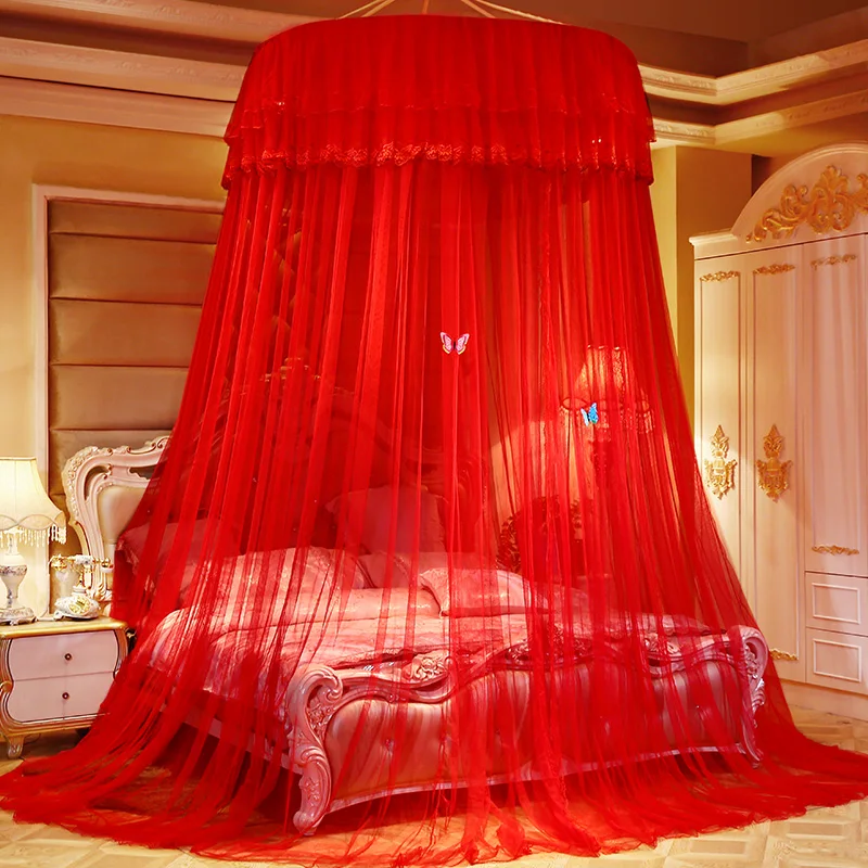 Casa E Giardino Letto Per Bambini Zanzariera Ragazza Letto Rotondo Tenda Zanzariere Letto Tenda Letto Baldacchino Per Letto Matrimoniale Zanzariera