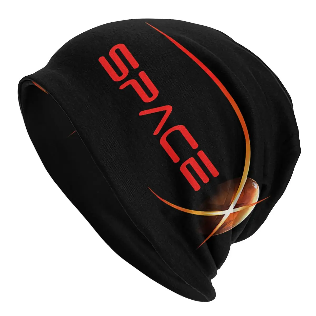 Mars Exploration Fashion Thin Beanie Caps Spacex Starship Skullies Berretti Berretti Da Sci Soft Bonnet Hats