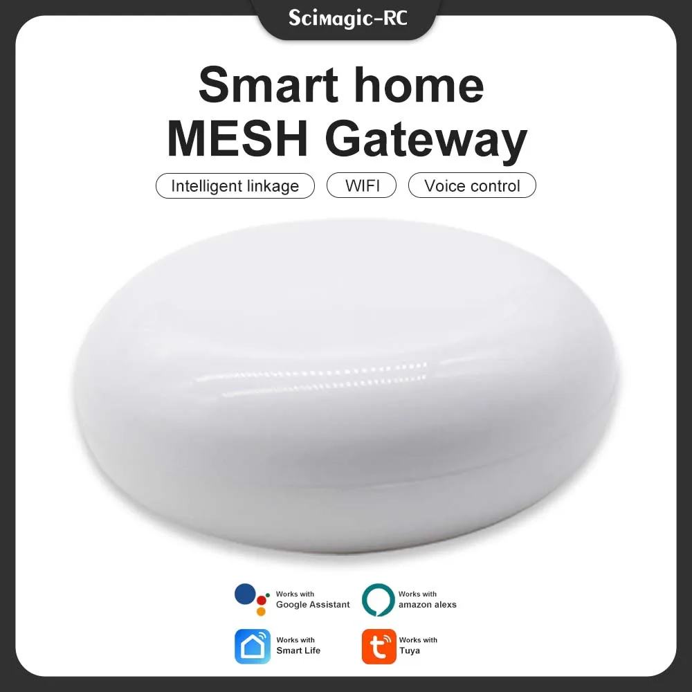Tuya Ble Mesh Gateway Hub Wireless Smart Home Bridge Dc 5V Smart Life Control Device Funziona Con Alexa Google Home