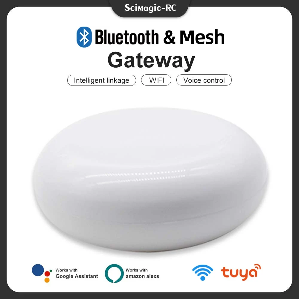 Tuya Ble Mesh Gateway Hub Wireless Per L'Automazione Domestica Intelligente Per Dispositivi Mesh Tramite Smart Life Funziona Con Alexa Google Home