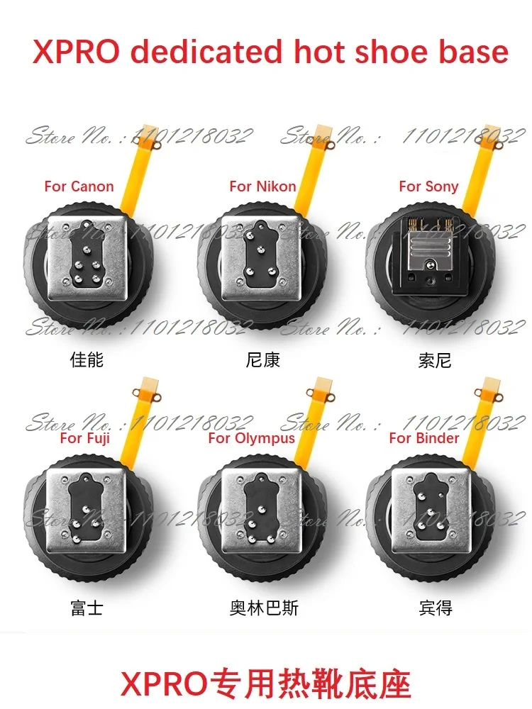 Godox Flash Hot Boot Base Accessori Originali V1 V860Iii V850Ii Tt685 Tt600 V350 Tt350 Seconda E Terza Generazione