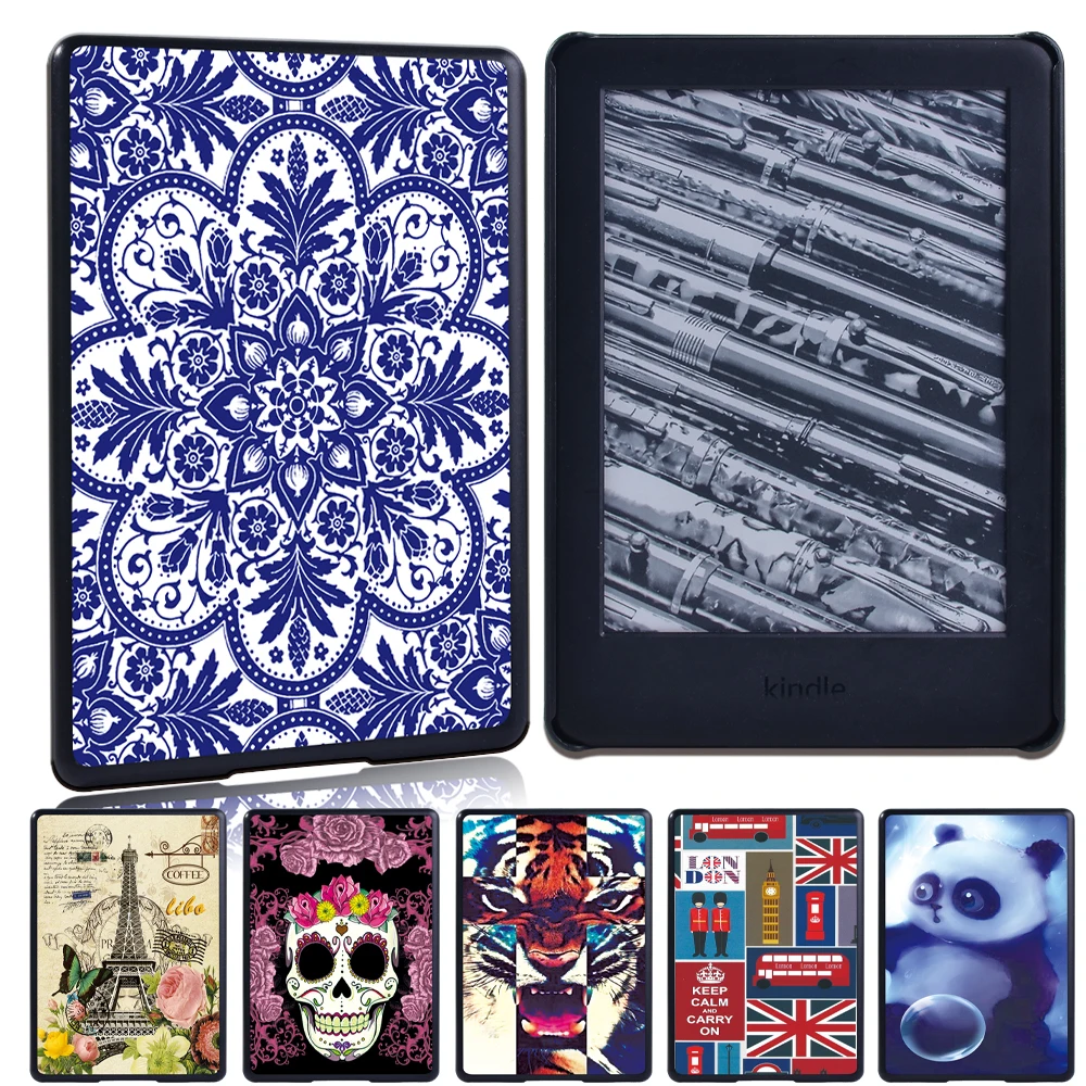 Nuovo Antiurto Vecchio Immagine Tablet Per Il Caso Di Amazon Kindle(10Th/8Th Gen)/ Paperwhite(5Th Gen/6Th Gen/7Th Gen/10Th Gen) 6 Pollici + Penna