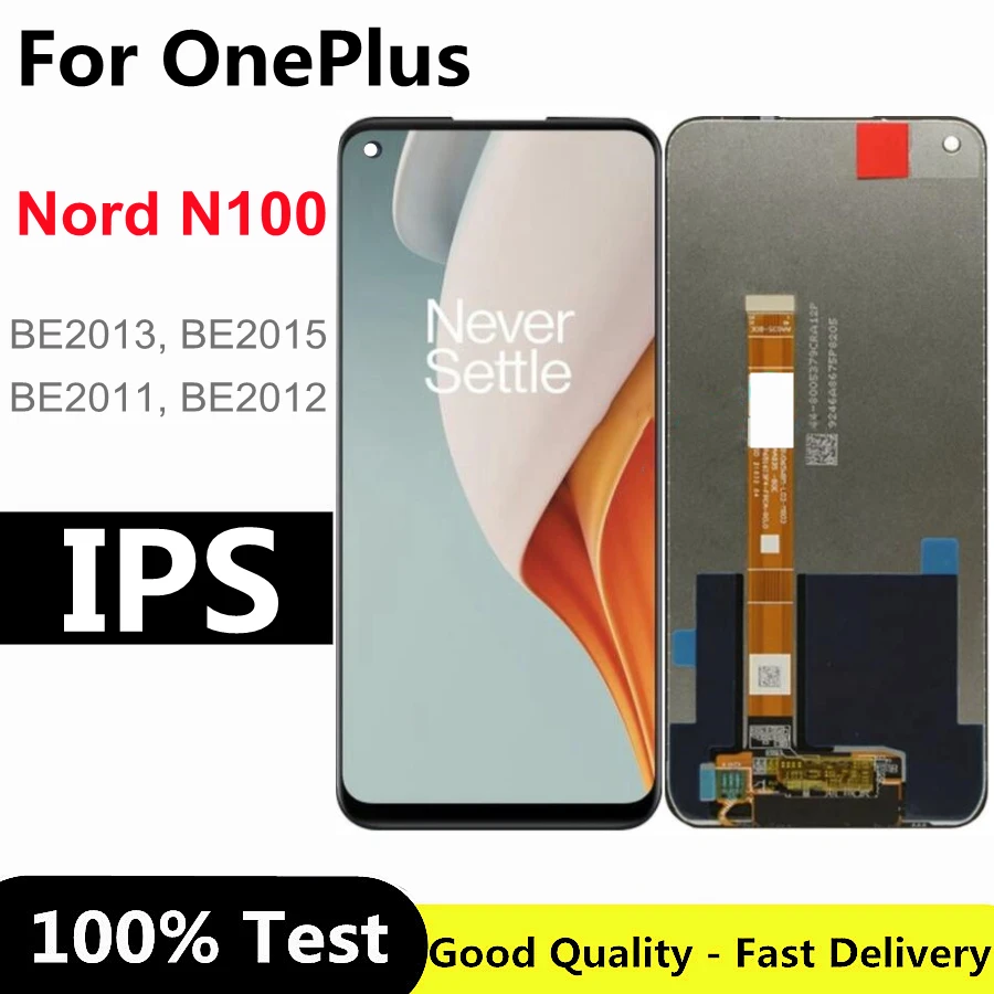 6.52 "Per Oneplus Nord N100 Be2013 Display Lcd Touch Screen Digitizer Assembly Per Oneplus Nord N100 Lcd Be2015 Be2011 Be2012