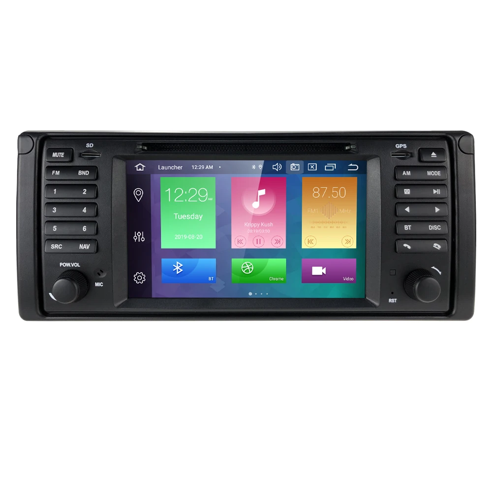 4G + 64G Octa Core Ips Android10 Lettore Multimediale Per Auto Per Bmw 5 E39 X5 E53 M5 7 E38 Gps Stereo Audio Navigation Head Unit Swc Dvd