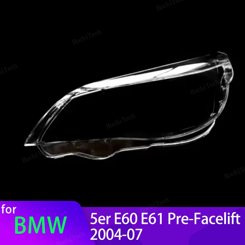 Copertura Fari Anteriori Per Bmw Serie 5 E60 E61 Pre-Lci 2004-2007 Alloggiamento Trasparente Fari Anteriori Lente Guscio Copertura In Vetro