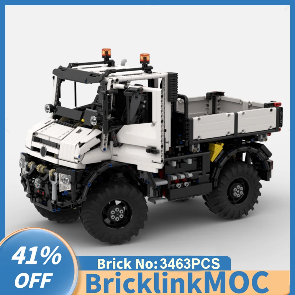 3463Pcs City Engineering Series Rc 4X4 Unimog U535 Fuoristrada Idee Creative Giocattolo Per Bambini Blocchi Di Tecnologia Regalo Di Compleanno