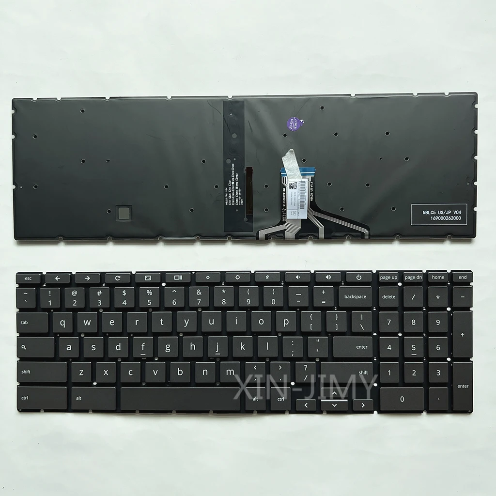 Tastiera Retroilluminata 15-De Us/Uk/French Per Notebook Hp Chromebook 15-De Muslimexmuslimate L54816-001