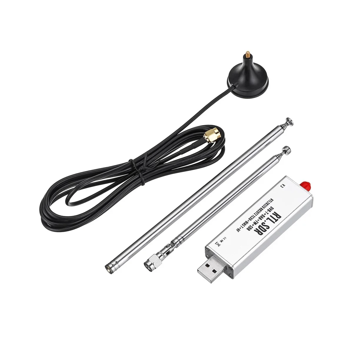Software Radio Rtl2832U + R820T2 Rtl-Sdr Ads-B Ricevitore Dvb-T Dab Sdr