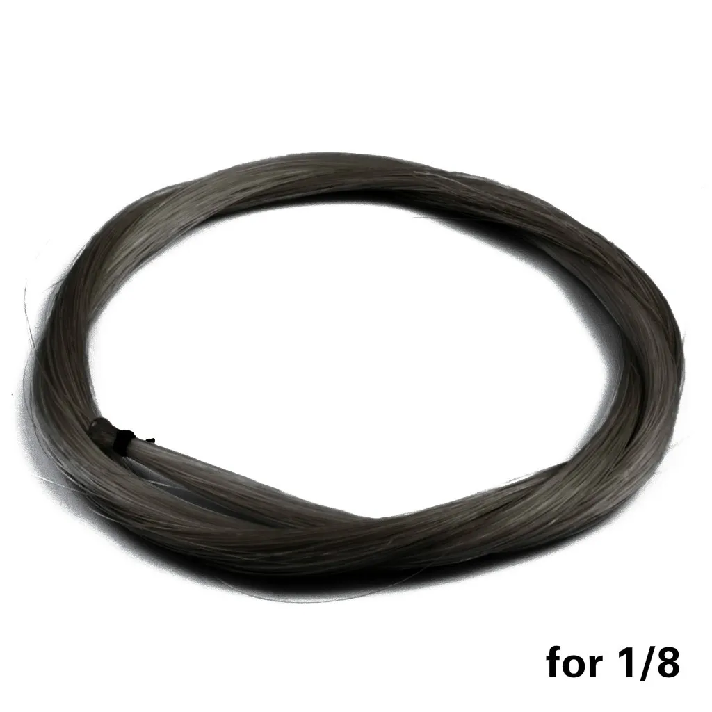 1 Matassa Crine Di Cavallo Nero Genuino Pelo Di Cavallo Mongolo Per Violino Viola Violoncello Arco Basso Coda Di Cavallo 1/8 Dimensioni Capelli Di Vio
