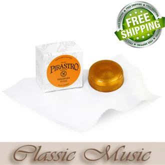 Freeshipping! Spedizione Gratuita! Pirastro Goldflex Rosin (900600) Per Violino, Viola, Violoncello, Made In Germany