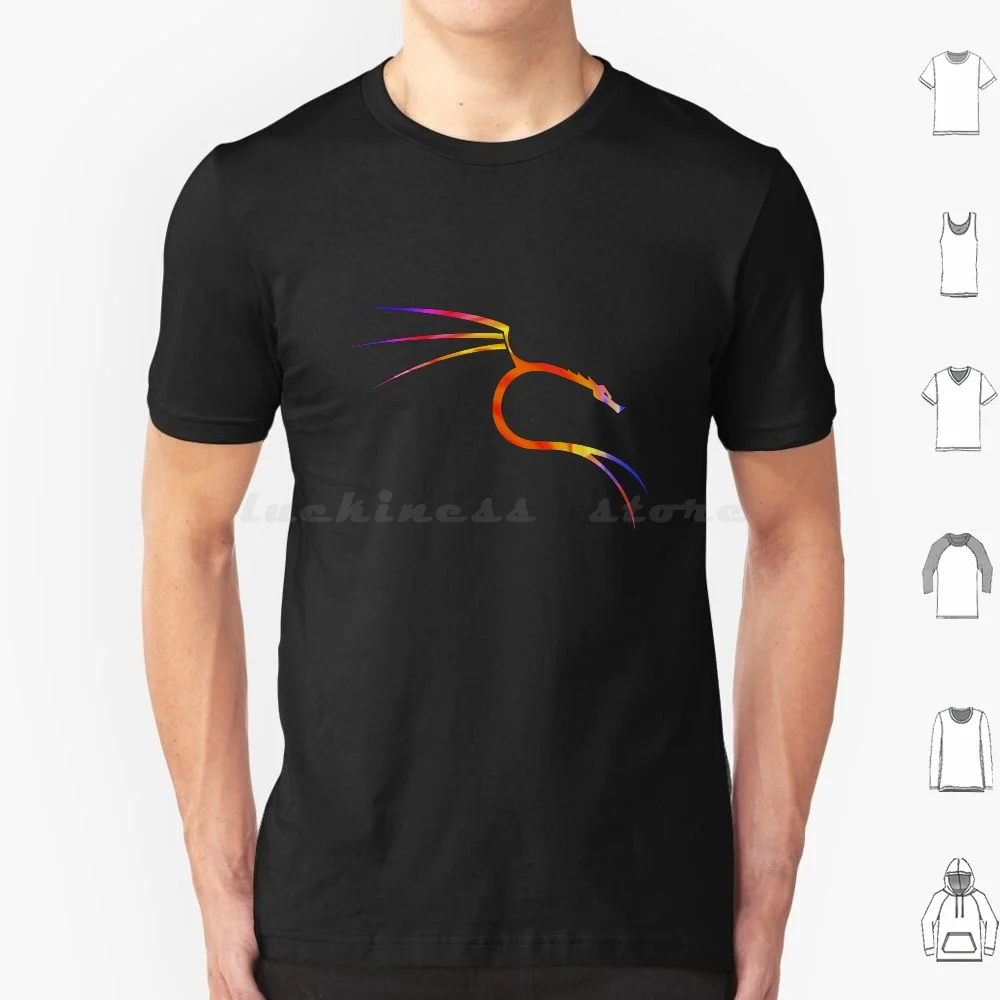 Kali Linux-Abstract Colors T Shirt Big Size 100% Cotone Kali Kali Kali Kali Kali Linux Linux Kali Linux Kali Kali