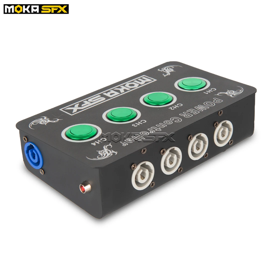 Moka Sfx 4 Canali Power Controller Mini Console Stage Machine Dj Controller Console Portatile Per Spark Flame Co2 Jet Machine