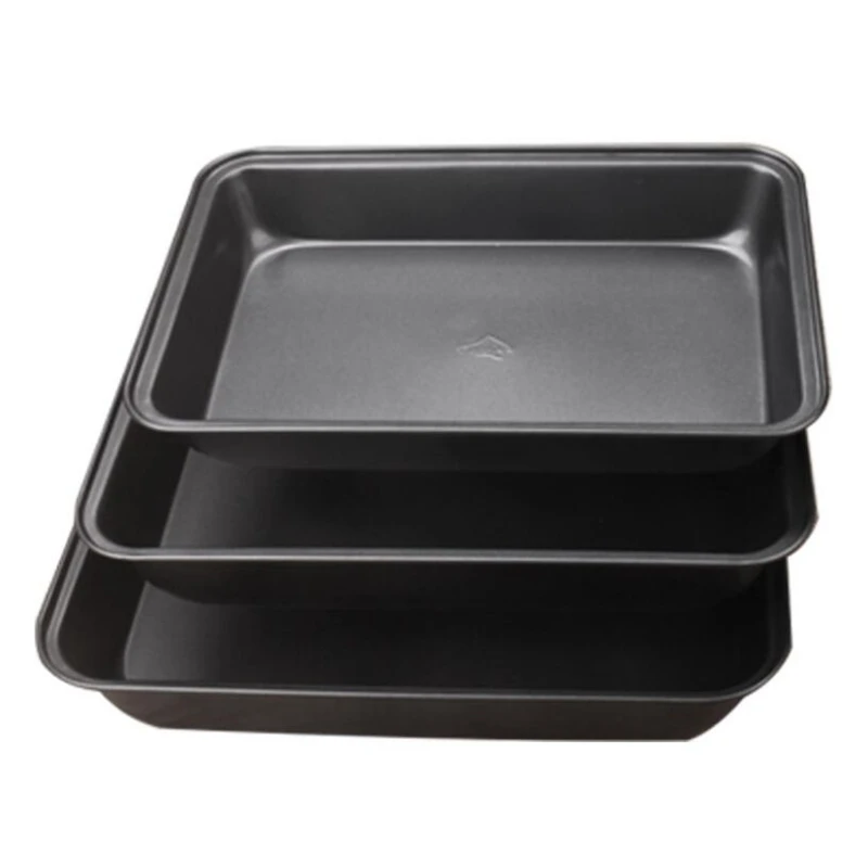 Teglie Da Forno Profonde Set Antiaderente, Teglia Da Forno Teglia Da Forno, Teglia Rettangolare Da Forno Per Forno, 3 Pezzi