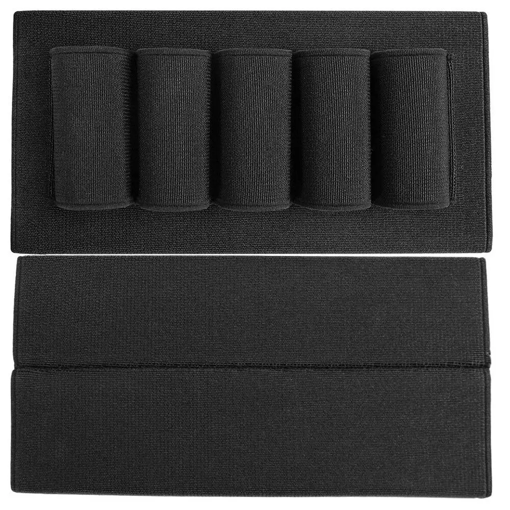 Tactical Buttstock Shotgun Shell Holder Fucile Ammo Pouch 12 Ga / 20 Gauge Shell Butt Stock Cartuccia Carrier Pouch Magazine Bag