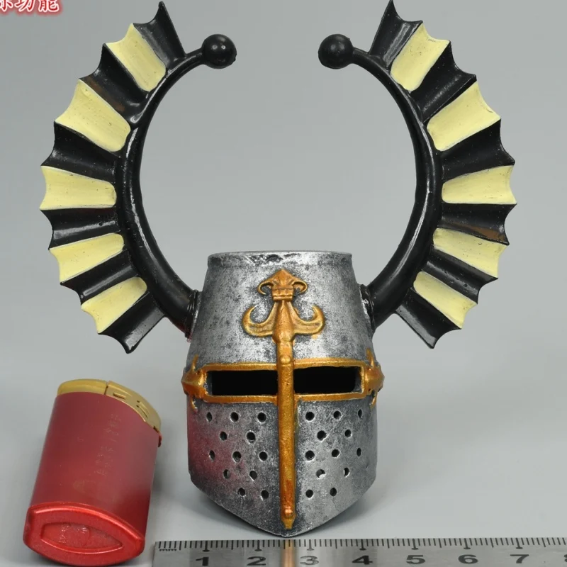 1/6 Delle Action Figures Modello Fire Phoenix Fp002 Teutonic Knight Helmet Metal