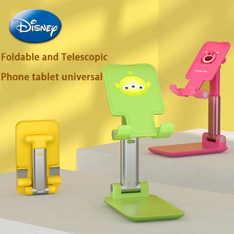 Disney Phone Bracket Lotso Multifunzione Pieghevole Telescopico Pigro Supporto Da Tavolo Decorazione Universale Portatile Porta Ipad Regali