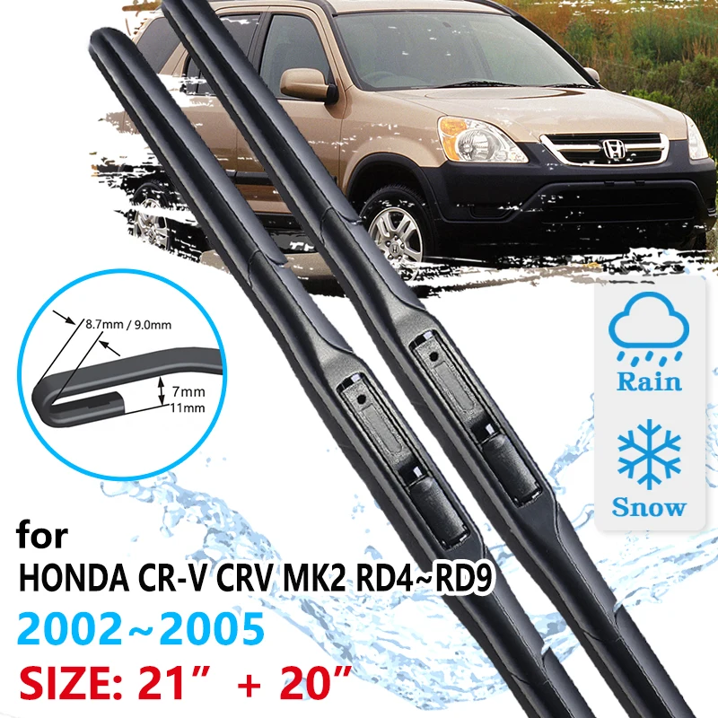 Spazzola Tergicristallo Anteriore Auto Per Honda Cr-V Crv Mk2 2002 ~ 2005 Rd4 ~ Rd92 Tergicristalli Parabrezza Accessori Windows 2002 2003 2004