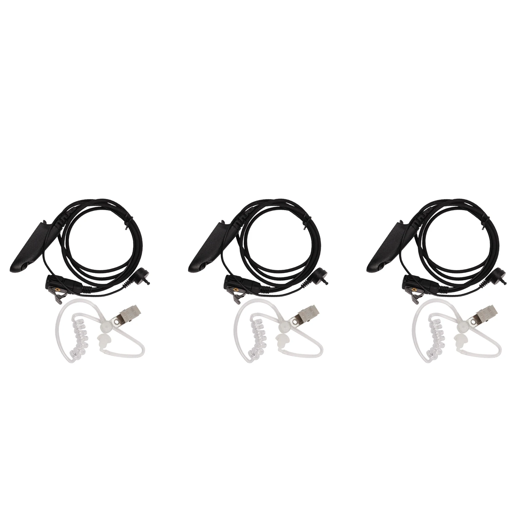 3X Air Tubo Acustico Auricolare Microfono Auricolare Ptt Per Motorola Gp380 Radio Portatile Walkie Talkie Gp 340 Gp328 Gp1280