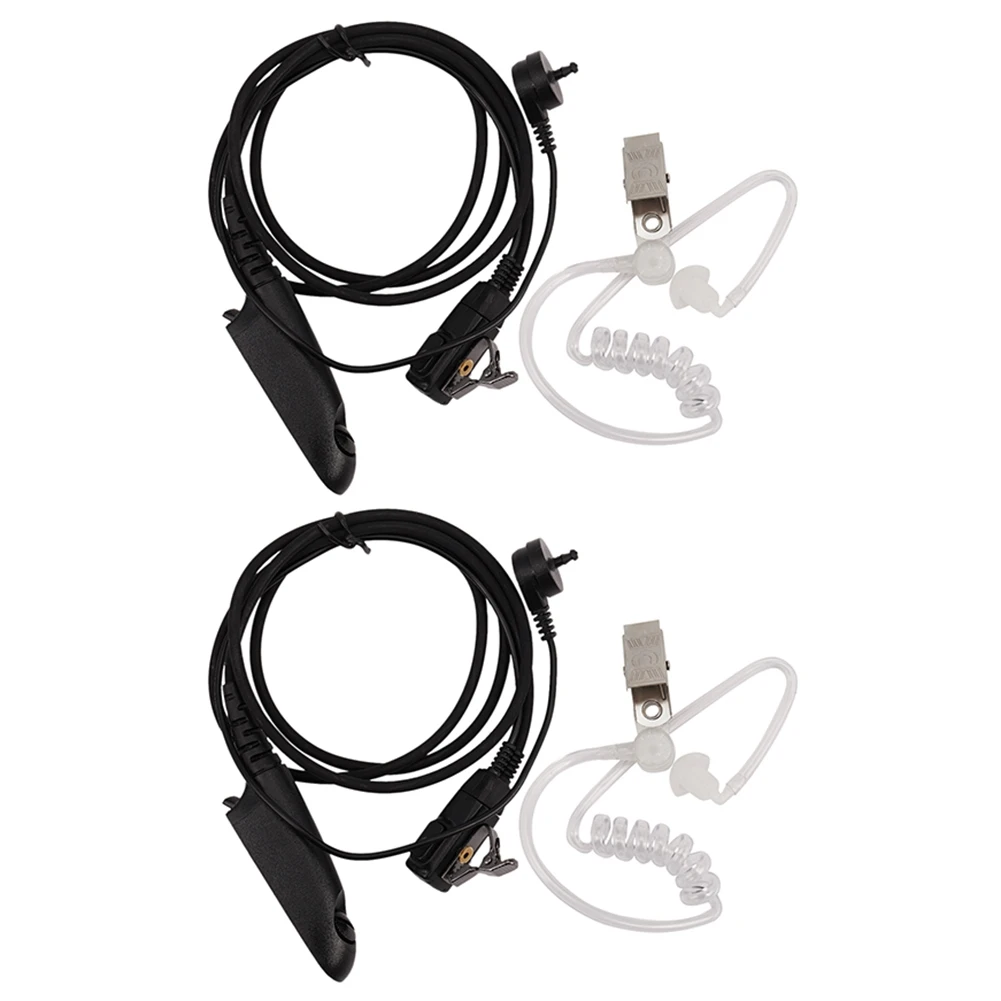 2X Air Tubo Acustico Auricolare Microfono Auricolare Ptt Per Motorola Gp380 Radio Portatile Walkie Talkie Gp 340 Gp328 Gp1280