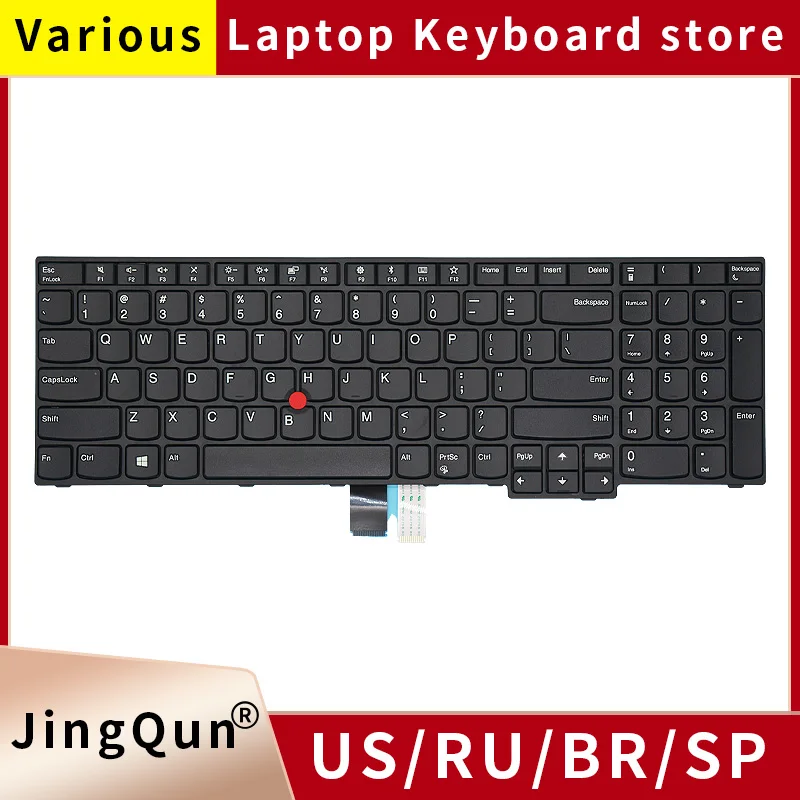 Nuova Tastiera Per Laptop Russa Americana Per Lenovo Ibm Thinkpad E570 E575 E570C 01 Ax160 01 Ax200