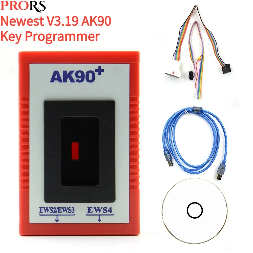 Nuovo V3.19 Ak 90 Per Bmw Ak90 + Ak90 Key Programmer Tool Per Bmw Ews Ak 90 Key Maker Ak-90 Con Car Styling Ews Diagnostic Tool