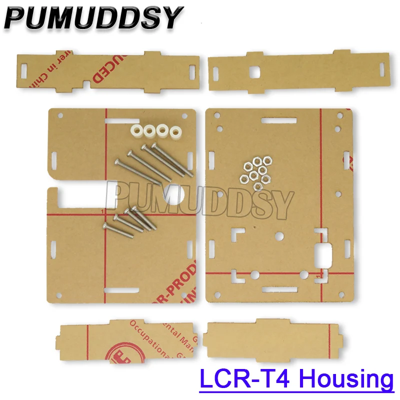 Box Lcr-T4 Custodia In Acrilico Trasparente Lcr-T3 Custodia Per Transistor Lcr-T4 Tester Esr Scr/Mos Lcr T4
