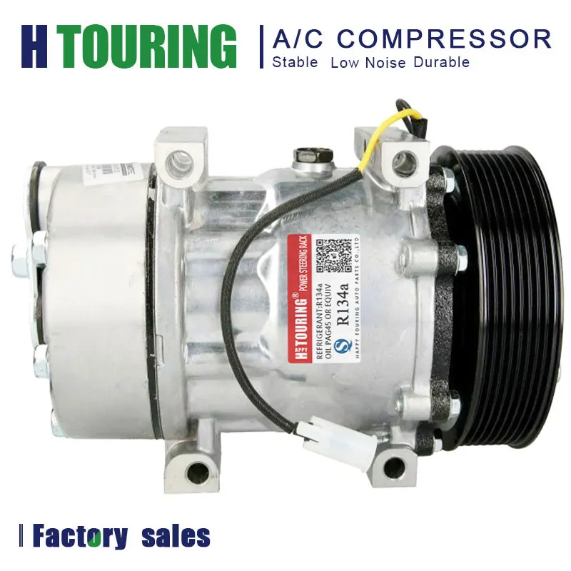 Compressore Aria Condizionata Ac Per Renault Magnum Dxi 480 Camion 5010483030 5001866276 5010563567 24V 8Pk Fsd7H15 Condizionatore