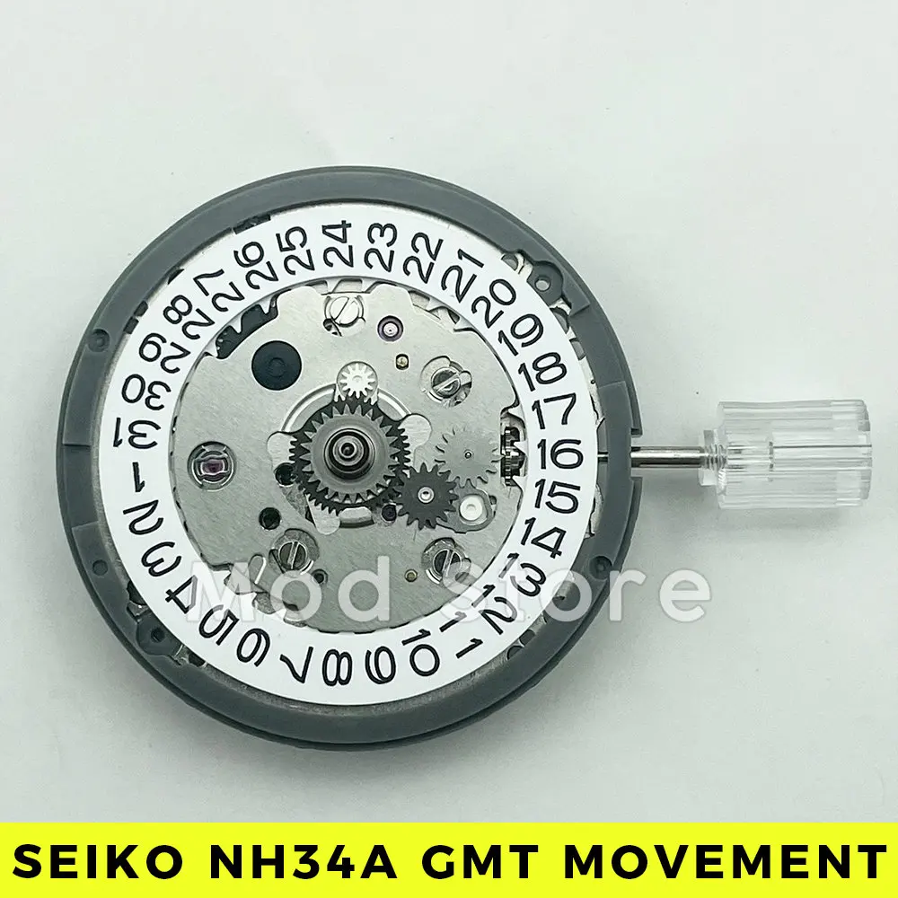 Nuovo Nh34 Nh34A 4 R34 Gmt Movimento Automatico Skx Mods 4 Mani Funzione Gmt Tmi