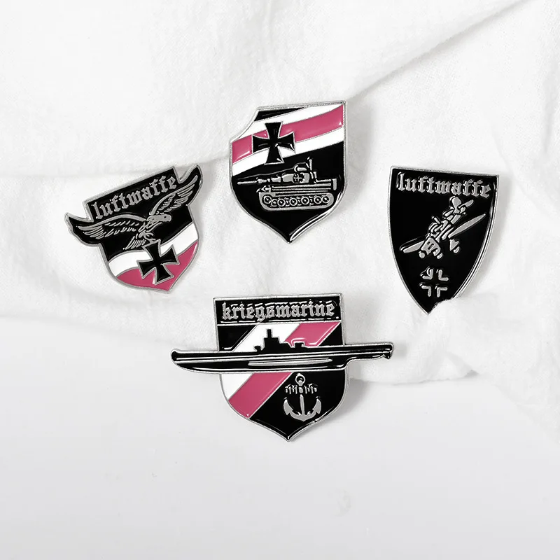 Pin S Creative Cartoon German Army Brand Spilla Personalizzata German Wehrmacht Army Brand Pin Badge