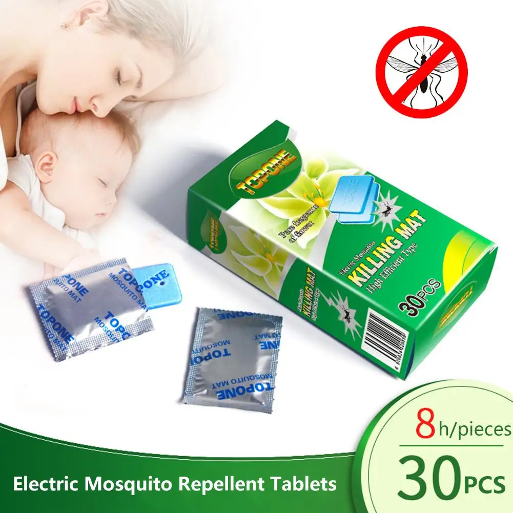30Pcs Electric Mosquito Repellent Coil Compresse Repellenti Per Zanzare Inodore Per La Casa Hotel Summer Portable Insect Mosquito Killer