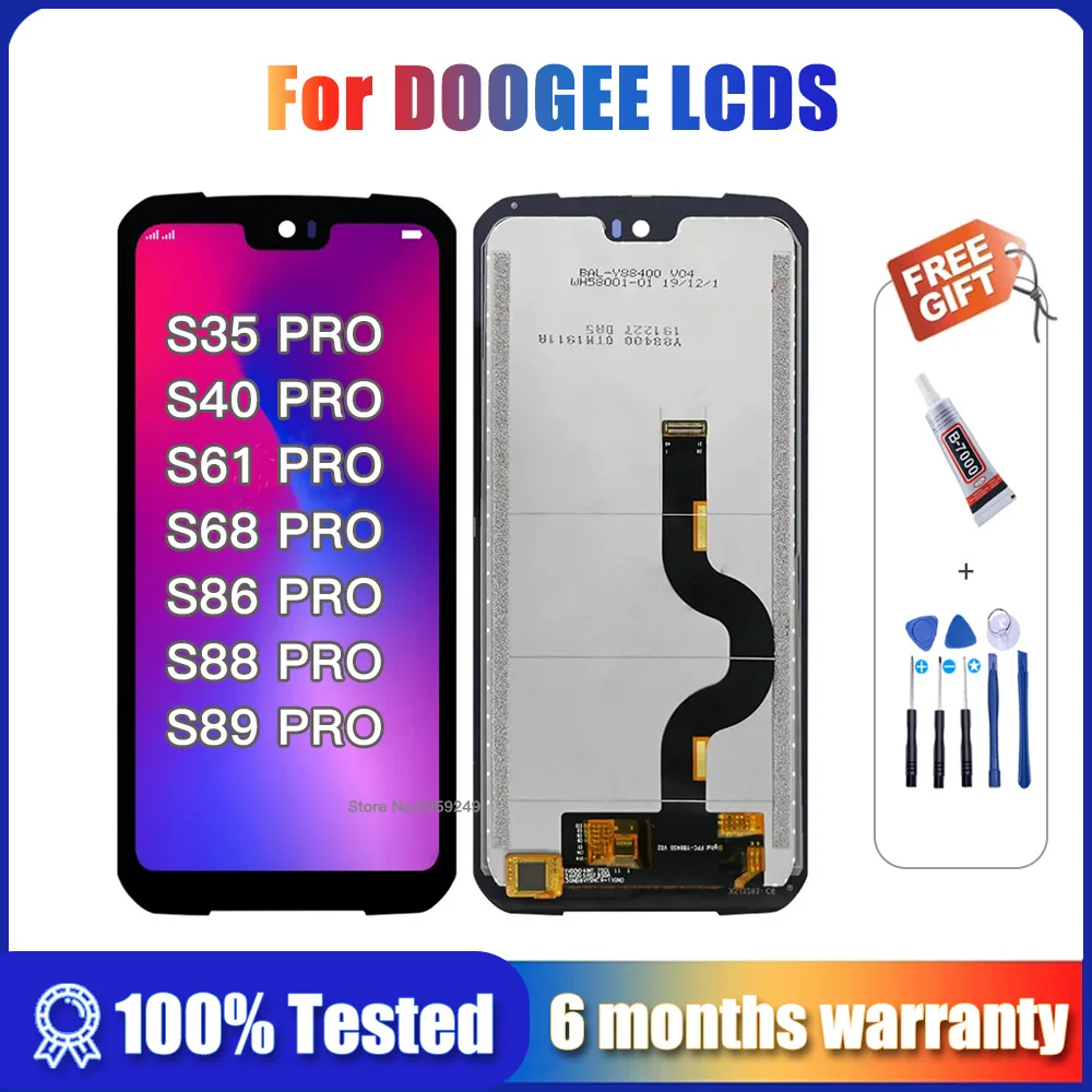 Per Doogee Lcd Display Originale + Sostituzione Touch Screen Per Doogee S68 S88 S89 S86 S55 S35 S80 S41 S40 S61 Pro Lcd Assembly