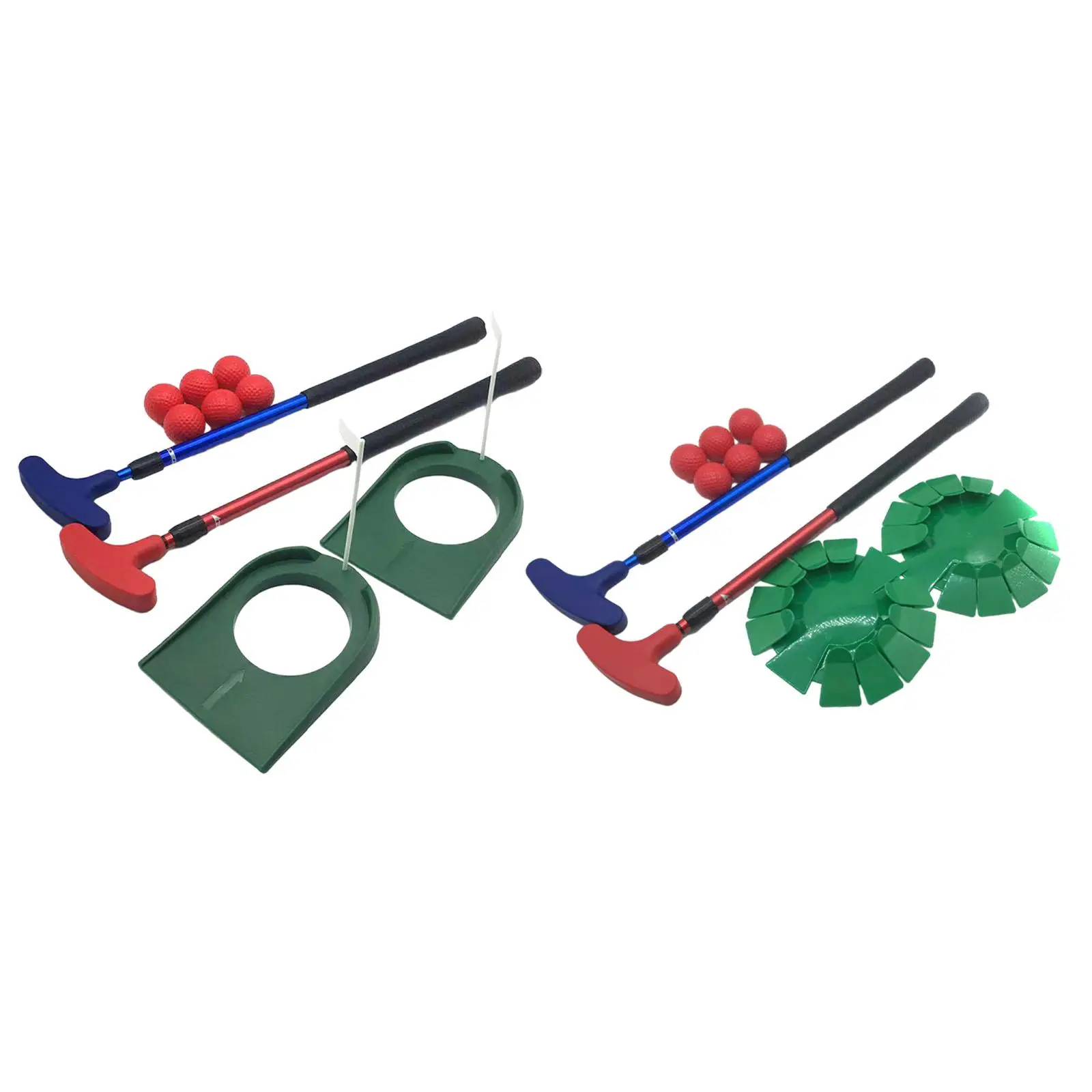 Putter Da Golf Telescopico Putting Cup Set Di Palline Da Golf Golf Training Kids Junior Adulti Golf Putting Club Retrattile Per Il Cortile