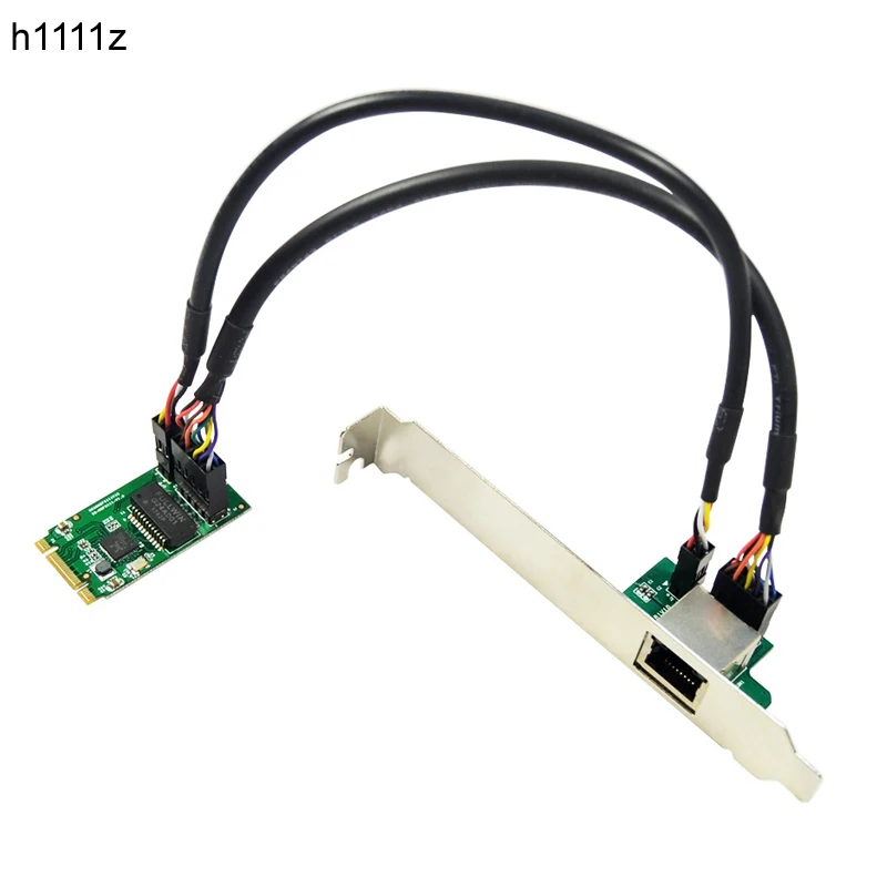 H1111Z Schede Di Rete M.2 B-Chiave E M-Chiave Per 1 Porta 10/100/1000Mbps Gigabit Ethernet Scheda Di Rete Internet Lan Network Adapter Nuovo
